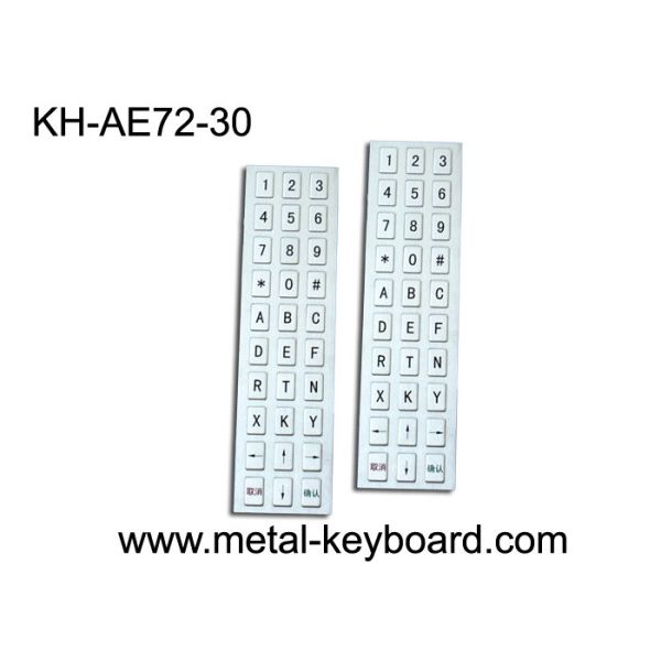 30のキーのキオスクの防水産業金属のキーボードのUSBポート、カスタム化のレイアウト