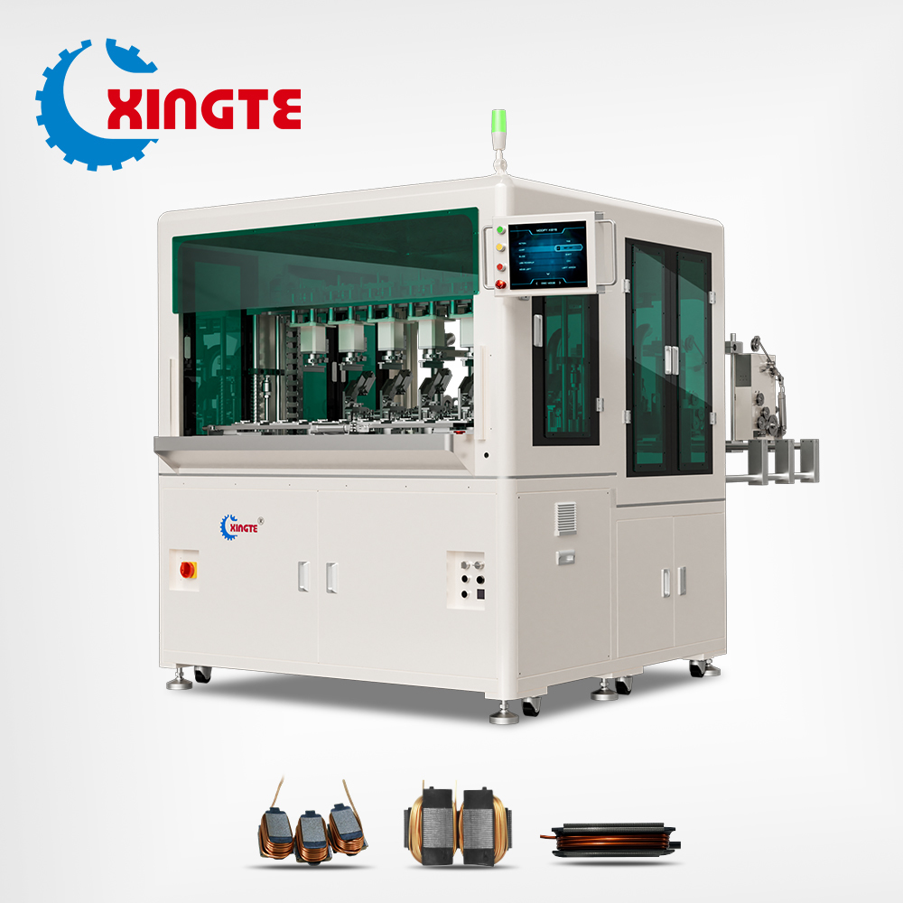 Multi-Section Block Winding Machine with 99% Yield Rate, 2000 rpm Spindle Speed, and Precise Enamel Stripping for Segmented Stators