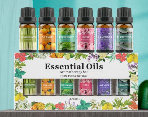 Óleos essenciais de alta qualidade Aromaterapia Óleos essenciais Óleo de fragrância 10 ml