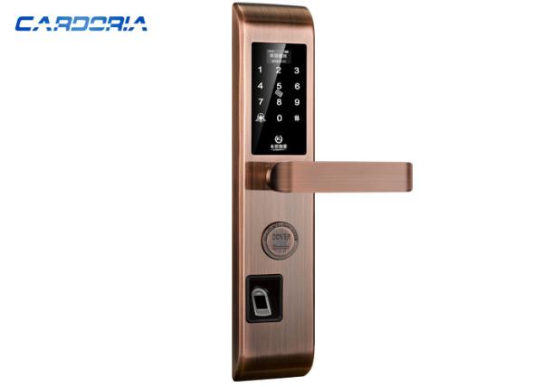 Electronic Biometric House Door Lock , Intelligent Fingerprint Door Lock For Home