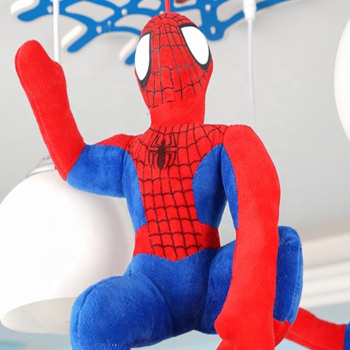 Indoors Spider Man Cartoon Children Led Wall Lamps Protection Eyeshield Decorative