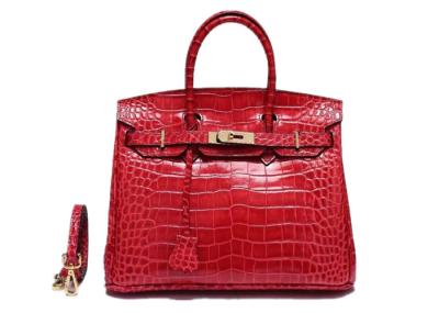 Custom Padlock Womens Shoulder Handbags Brand Style Alligator Pattern