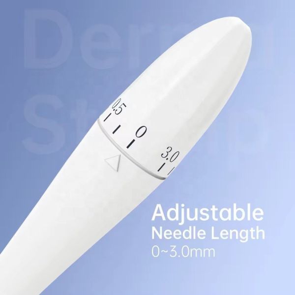 Adjustable 140 Micro needle Derma Stamp for face body damaged hair dermastamp adjustable derma stamp