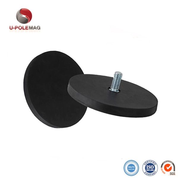 Composite Neodymium Magnet Rubber Coated for Heavy Duty Industrial Applications