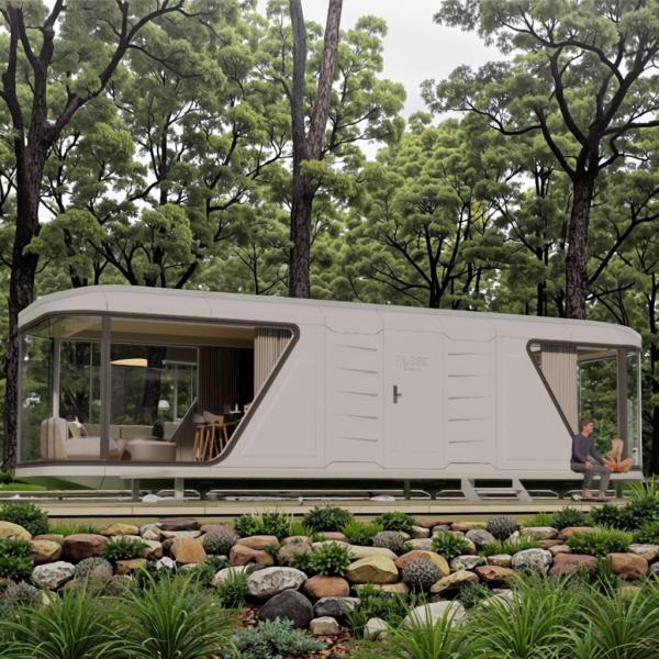 Mobile Home Capsule For Living Room School Park Bathroom Villa Hotel Supermarket Fuqian's Balcony Durable Container Material