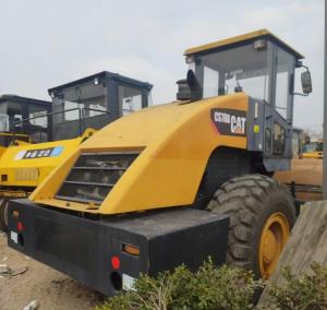 CAT CS78B Used Road Roller Rated Power 129.5 Kw With Hydraulic System