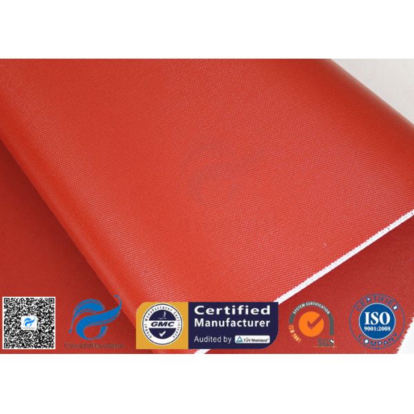 El silicón rojo cubrió la tela 34oz los 0.85MM de la fibra de vidrio 39,4 pulgadas de resistente