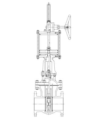 Cast Through Parallel Gate Valve DN40 50 65 80 100 125 200 250 300