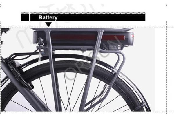 City Black Step Through Custom Electric Bike 250w 120 Kg Load Capacity