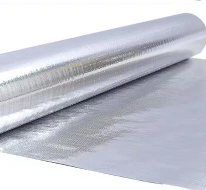 Single Or Double Reflective Woven Fabric Aluminum Foil Backed Woven Fabric Heat Insulation