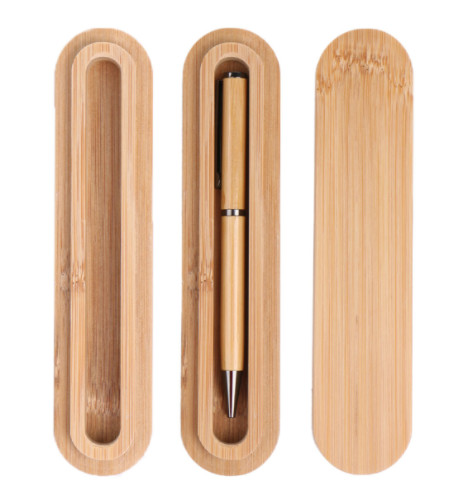 Environmentally friendly pen bamboo advertising pens with gift box,bamboo pen with laser logo