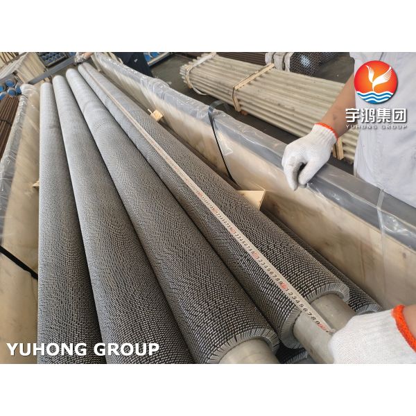 ASTM A312 TP304H Serrated Fin Tube for Heat Exchangers