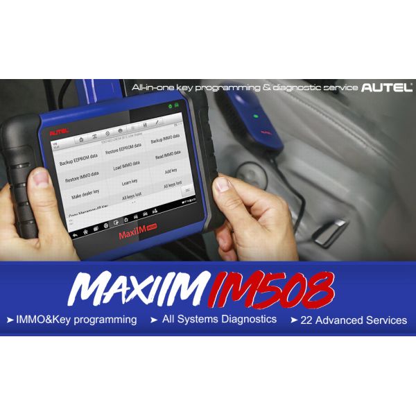 Оригинальный Autel MaxiIM IM508 Advanced IMMO & Key Programming Tool Plus XP400 Pro Key And Chip Programmer (Усовершенствованный инструмент программирования ключей и микросхем Autel MaxiIM IM508)