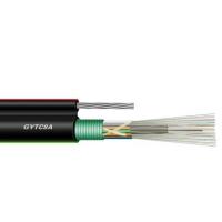 figura de fibra ótica 8 cabo do cabo GYTC8A do único modo de 48Core G652D da fibra ótica com mensageiro de aço