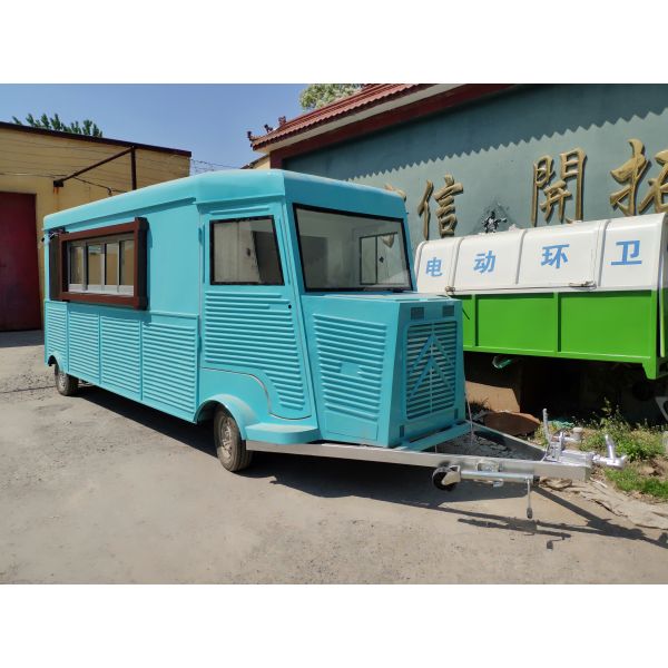 Троллейбусный грузовик Citroen Полностью оборудованный концессионный трейлер быстрого питания