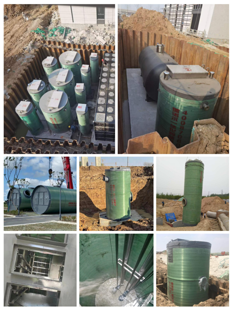 Stainless Steel & FRP GRP Wastewater Pumping Stations