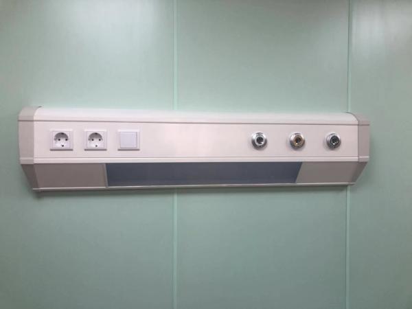 Peças de reposição da unidade de cabeça de cama hospitalar para console Saída de oxigênio médico