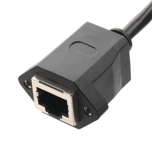 RJ45 Shielded Cable Assembly, 8P8C Jack to Plug with STP 24AWG x4P Wire