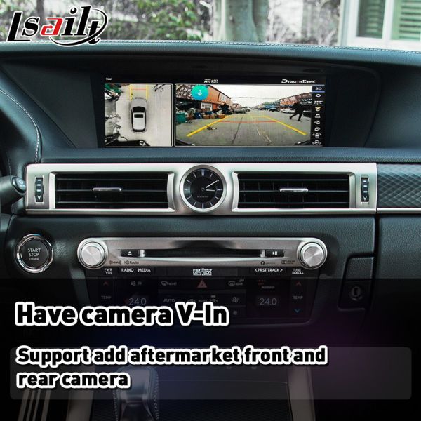 Интерфейс Android Auto & Carplay для Lexus GS 350 200t 300h 450h AWD F Sport 2016-2020