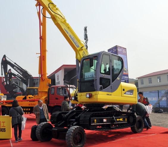 High Strength 12ton Long Reach Excavator , Bucket Wheel Excavator
