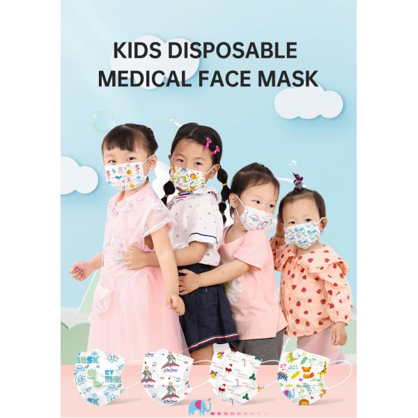 3 Layers Medical Face Mask Disposable Face Mask OEM With Printing