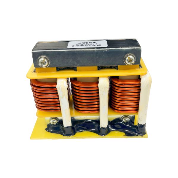 EI80 Core Three Phase Reactor 60A 11.5uH Low Loss Line Choke for 380V 400V Inverter