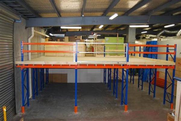 Plataforma de acero de almacén de rack de mezzanine de alto nivel estructural compuesto