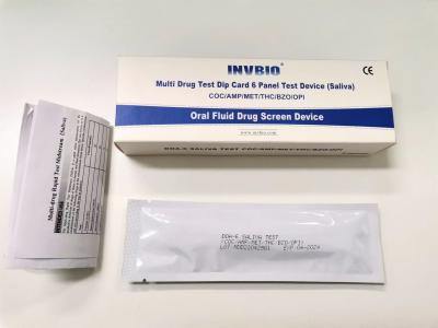 Essai de drogue liquide oral fortement précis de 6 panneaux Kit For Private Identify Health