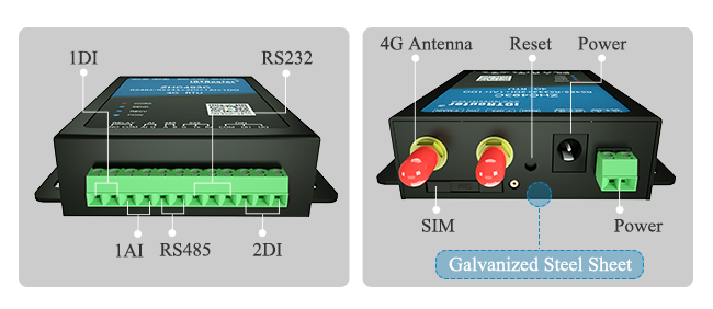 Беспроводной модем RTU RS485 дистанционного управления MQTT к модему CAT 1 4G DTU LTE