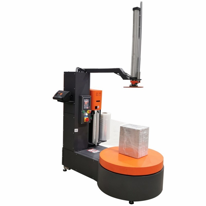Compact Automatic Carton Stretch Wrapping Machine 1.2kW With 250% Pre-Stretch System