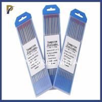 Thorium du diamètre 0.5~25mm soudant l'électrode rouge de tungstène de Rod Cerium Red Tig Electrode pour le tungstène pur en aluminium