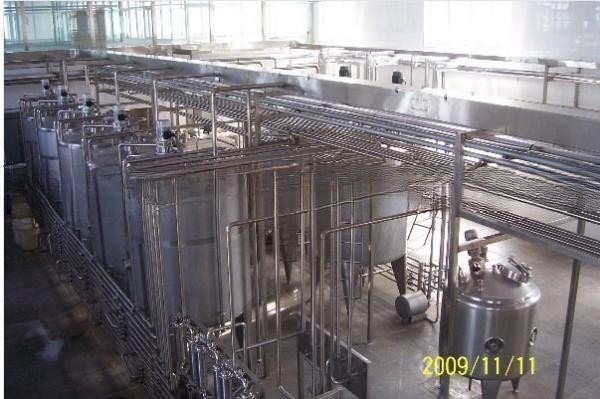 Instalação de processamento de leite UHT de 60 kW de aço inoxidável 304/316 para produção de alta capacidade