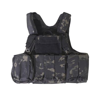 Veste multifuncional ajustável de tecido de poliéster para treino e proteção corporal
