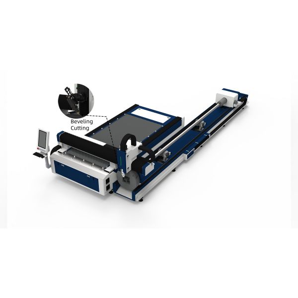 Beveling Cutting Sheet And Tube Laser Cutting Machine 380V 800kg 100m/Min