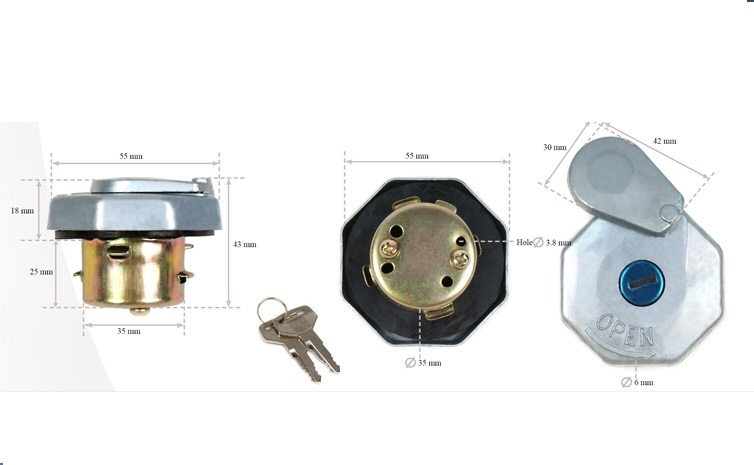 Крышка газа топлива горючего дизельного топлива крышки топливного бака Мб 022737 Мб-022737 Мб022737 для Мицубиси Л-300 Л-200