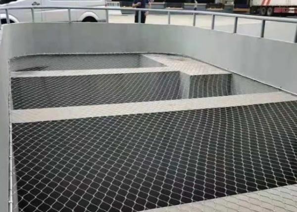 304 316 Stainless Steel Rope Mesh For Fall Protection