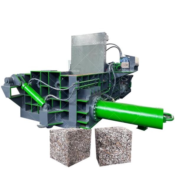 Baler de resíduos horizontais de bom desempenho para compressão de sucata de metal em gráficas