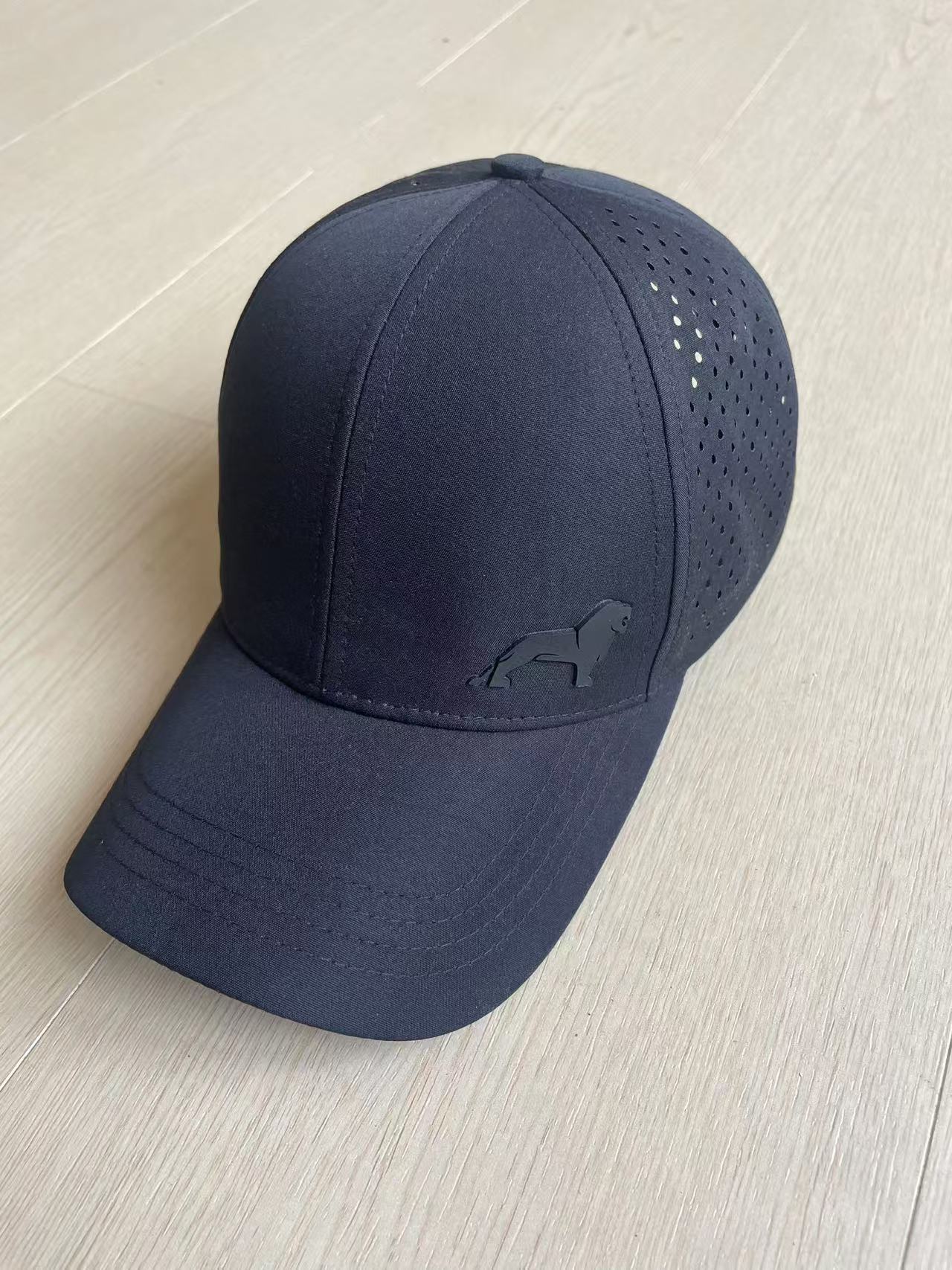 Mesh Back Cotton Front Six Panel Cap Hybrid Breathable Custom Embroidery Design