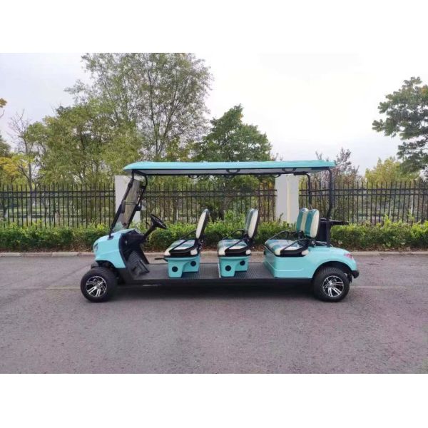 4 Seater 7.5 Kw Cool Modern Golf Car Cart Golf Buggy 72 Lithium Golf Electric Cart With Mirrors