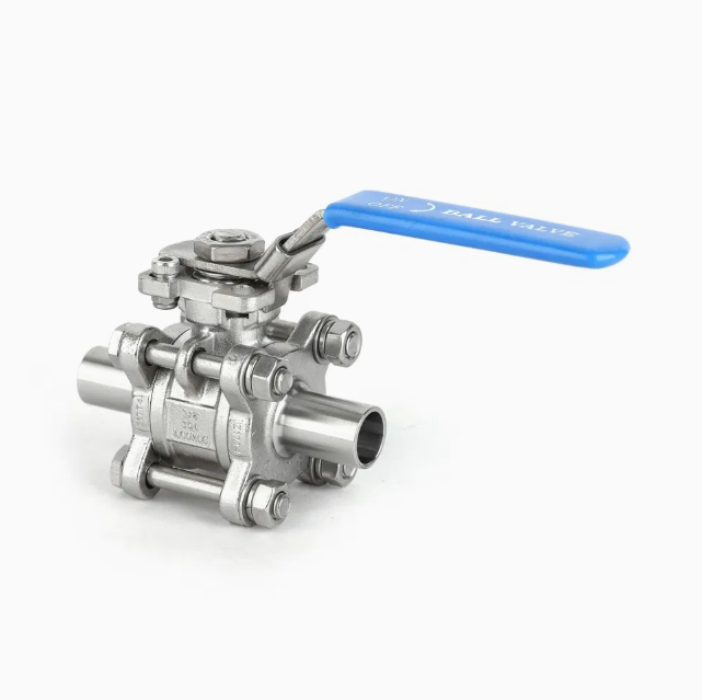 3A Certified Sanitary Tri-Clamp Ball Valve 316L Polished Quick Install Ball Valve for Pharmaceutical