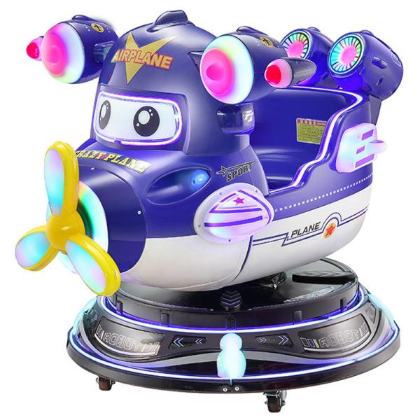 Voltagem 110V/220V/230V Máquina de balanço infantil Máquina de jogos 3D Moeda operada Ride Kids 30KG