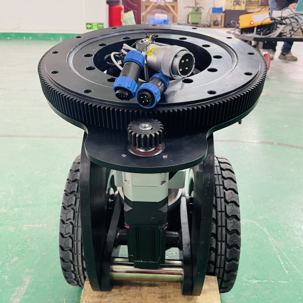 Колесо привода мотора AC 3000KG резинового двойного колеса дифференциальное для Agv фабрики