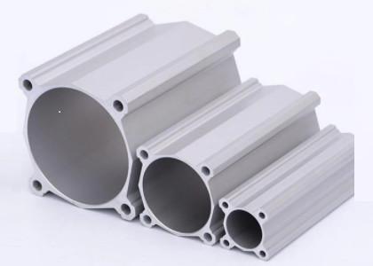Cylinder Shell DIN Anodised Aluminium Profile