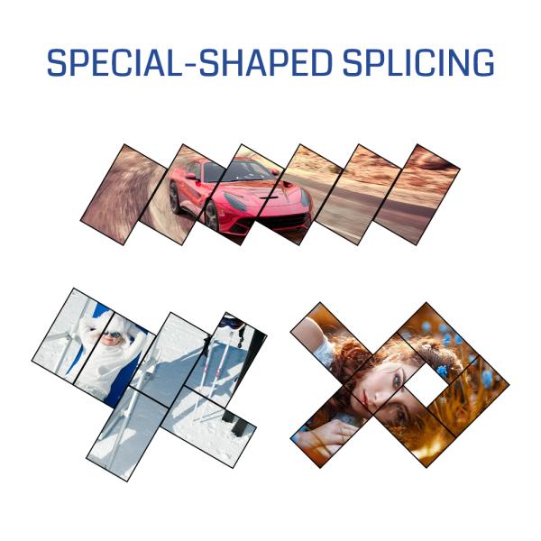 Contrôleur d'écran vidéo Bitvisus pour murs d'images spéciaux, assemblage en 6 angles et formes quelconques à l'intérieur de l'écran BIT-VJ-106Pro