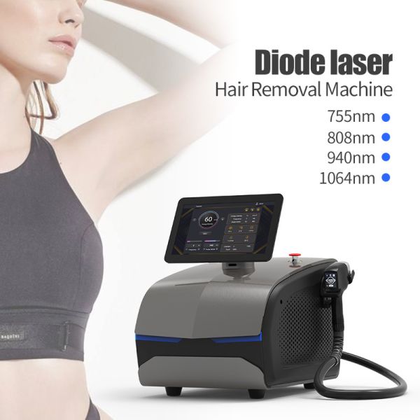Painless Permanent Aesthetic Diode Laser Equipment 808nm