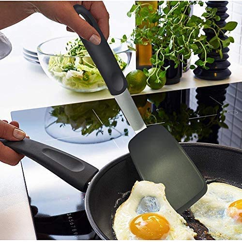 Stocked 2 Pack 600F Heat Resistant Non-Stick Flipping Eggs Silicone Spatula 149 115G