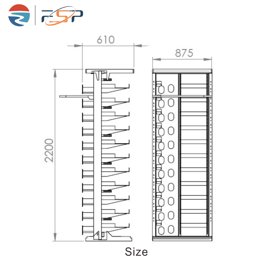 Прочный серебряный отдел 47U ODF шкаф для внутренней сети FTTH FTTX поднос загружен