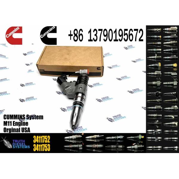 Spot Goods Fuel Injector 3406604 3064881 4026222 3411752 3084589 for Cummins M11 ISM11 QSM11 Diesel Engine Spare Parts