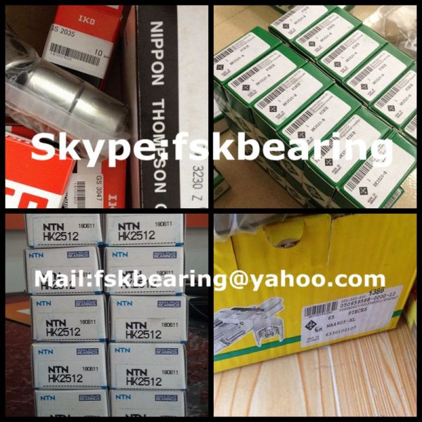 High Precision RNA 4822 Iko Needle Bearing With Flange Chrome Steel