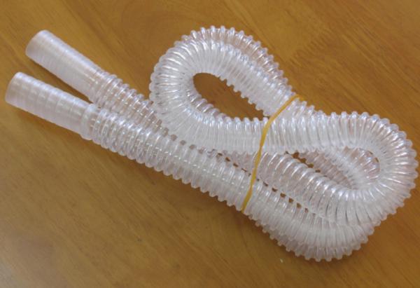 Nontoxic transparent breathing tube , flexible retractable medical breathing tube, GH2004,  Eco-friendly